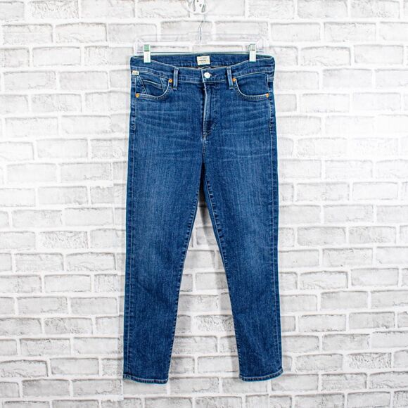 CITIZENS of HUMANITY Premium Vintage Rocket Crop High-Rise Skinny Jeans sz 30 - Picture 1 of 11